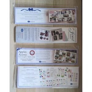 Lot Of 4 Vintage 2003 Y2K Creative Memories Stickers Scrapbooking Made In USA